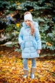 Купить Шапка для девочки утепленная Elf Kids Ел18-69Бл на КидБутик Шапка для девочки утепленная Elf Kids Ел18-69Бл - фото 4