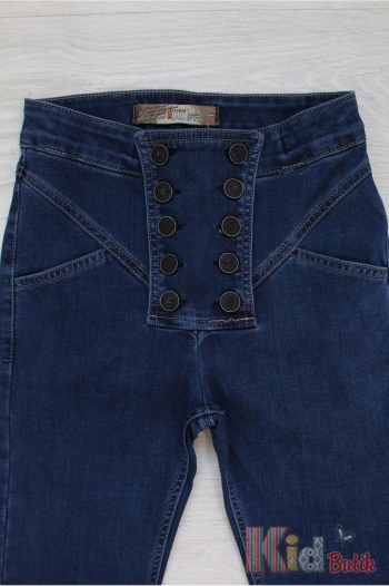 Купить Джинсы скини с двумя рядами пуговиц вместо молнии A-yugi Jeans Аю19-5(9112 на КидБутик Джинсы скини с двумя рядами пуговиц вместо молнии A-yugi Jeans Аю19-5(9112