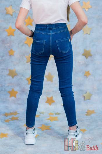 Купить Джинсы скини с двумя рядами пуговиц вместо молнии A-yugi Jeans Аю19-5(9112 на КидБутик Джинсы скини с двумя рядами пуговиц вместо молнии A-yugi Jeans Аю19-5(9112