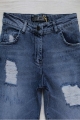 Купити Джинси кюлоти сині рвані широкі A-yugi Jeans Аю19-2(9115) на КідБутік Джинси кюлоти сині рвані широкі A-yugi Jeans Аю19-2(9115) - фото 6