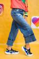 Купити Джинси кюлоти сині рвані широкі A-yugi Jeans Аю19-2(9115) на КідБутік Джинси кюлоти сині рвані широкі A-yugi Jeans Аю19-2(9115) - фото 4