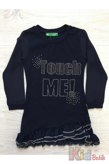 Купить Платье трикотажное с шифоновыми рукавами Cichlid Ч19-19Сн (2402-030) на КидБутик Платье трикотажное с шифоновыми рукавами Cichlid Ч19-19Сн (2402-030)