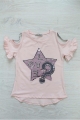 Купить Футболка розовая с вырезами на плечах "LOVE?" Little Star Т19-30Рз(1123-Y) на КидБутик Футболка розовая с вырезами на плечах "LOVE?" Little Star Т19-30Рз(1123-Y) - фото