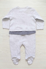 Купить Человечек серого цвета для маленького мальчика BiBaby 19-60355 на КидБутик Человечек серого цвета для маленького мальчика BiBaby 19-60355