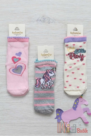 Купити Шкарпетки в рожевих тонах для дівчинки 7-8 років "Little Pony" Katamino К20109 на КідБутік Шкарпетки в рожевих тонах для дівчинки 7-8 років "Little Pony" Katamino К20109