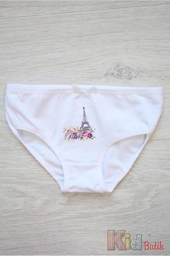 Купить Комплект майка и трусики "Paris" для девочки 1-2 года Katamino К12834 на КидБутик Комплект майка и трусики "Paris" для девочки 1-2 года Katamino К12834