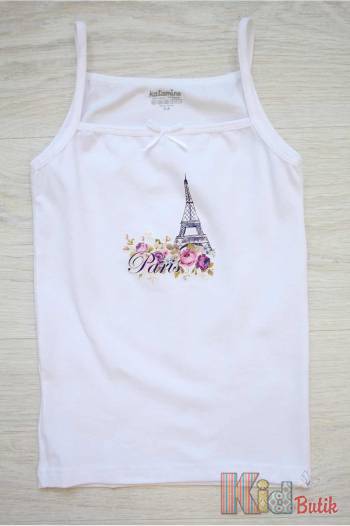 Купить Комплект майка и трусики "Paris" для девочки 1-2 года Katamino К12834 на КидБутик Комплект майка и трусики "Paris" для девочки 1-2 года Katamino К12834
