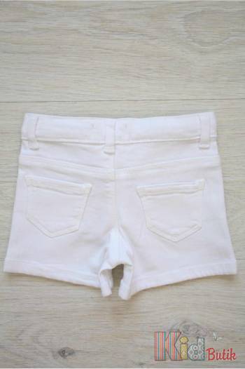 Купить Шорты коттоновые белые для девочки NK Unsea НК19-92(52392) на КидБутик Шорты коттоновые белые для девочки NK Unsea НК19-92(52392)