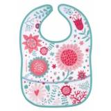 Купить Слюнявчик для девочки пластиковый мягкий с карманом Canpol babies 9/234 на КидБутик Слюнявчик для девочки пластиковый мягкий с карманом Canpol babies 9/234