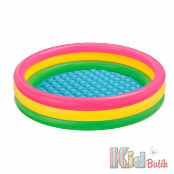 Купить Бассейн 3-х кольцевой для игры в воде Радуга 147х33 см Intex 57422 на КидБутик Бассейн 3-х кольцевой для игры в воде Радуга 147х33 см Intex 57422