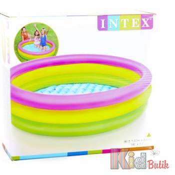 Купить Бассейн 3-х кольцевой для игры в воде Радуга 147х33 см Intex 57422 на КидБутик Бассейн 3-х кольцевой для игры в воде Радуга 147х33 см Intex 57422