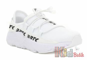 Купити Кросівки білі на шнурках-резинках Bartek 19-55109/I84 на КідБутік Кросівки білі на шнурках-резинках Bartek 19-55109/I84