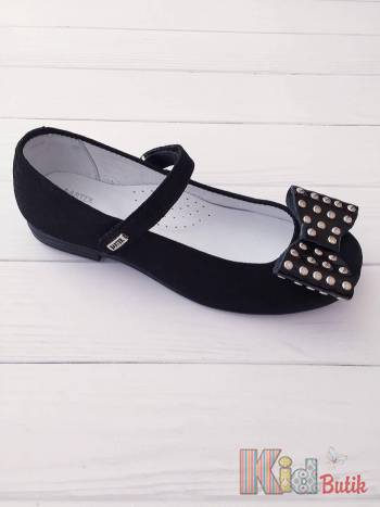 Купить Туфли для девочки с интересным бантиком Bartek 19-68119/SZ/12R на КидБутик Туфли для девочки с интересным бантиком Bartek 19-68119/SZ/12R