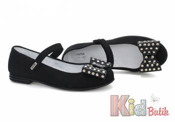 Купить Туфли для девочки с интересным бантиком Bartek 19-68119/SZ/12R на КидБутик Туфли для девочки с интересным бантиком Bartek 19-68119/SZ/12R