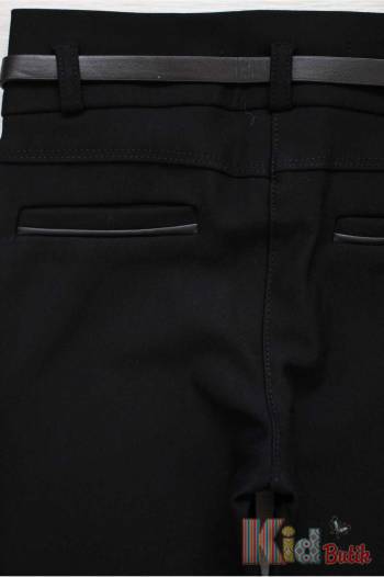 Купить Брюки слим черного цвета для девочки A-yugi Jeans Аю19-44(9150) на КидБутик Брюки слим черного цвета для девочки A-yugi Jeans Аю19-44(9150)