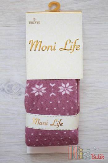 Купить Колготки со снежинками и горохами для девочки Moni Life 2056снеж на КидБутик Колготки со снежинками и горохами для девочки Moni Life 2056снеж