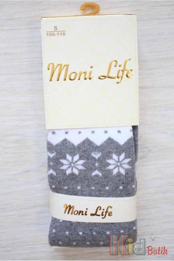 Купить Колготки со снежинками и горохами для девочки Moni Life 2056снеж на КидБутик Колготки со снежинками и горохами для девочки Moni Life 2056снеж