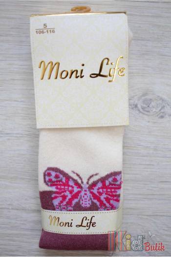 Купити Колготки двоколірні з метеликом для дівчинки Moni Life 2056метел на КідБутік Колготки двоколірні з метеликом для дівчинки Moni Life 2056метел