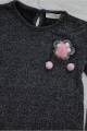 Купити Кофтинка срібляста з чорним "Pink Flower" NK Unsea НК19-118(31237) на КідБутік Кофтинка срібляста з чорним "Pink Flower" NK Unsea НК19-118(31237) - фото 2