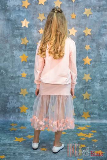 Купить Юбка розового цвета с бабочками и цветами Little Star Т19-150Рз(1341) на КидБутик Юбка розового цвета с бабочками и цветами Little Star Т19-150Рз(1341)