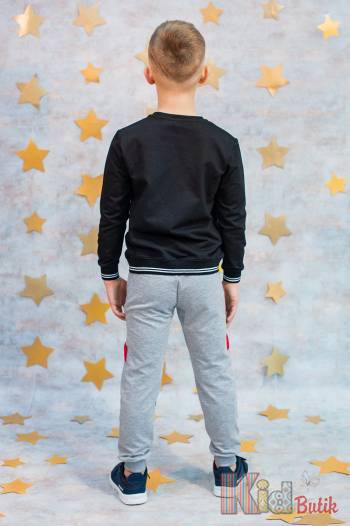 Купить Костюм 2-ка с черной кофтой для мальчика Mackays Ч19-110Чор(2750-023) на КидБутик Костюм 2-ка с черной кофтой для мальчика Mackays Ч19-110Чор(2750-023)