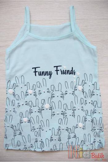 Купити Майка із зайчиками "Funny Friends" для дівчинки 6-7 років Donella 435021 на КідБутік Майка із зайчиками "Funny Friends" для дівчинки 6-7 років Donella 435021