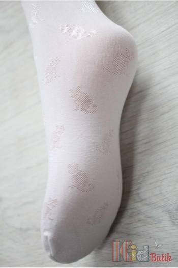Купити Колготи для дівчинки Kitty 40den білі Knittex DR1420 на КідБутік Колготи для дівчинки Kitty 40den білі Knittex DR1420