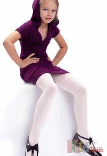 Купити Колготки для девочки Agatka білі Knittex DR0002б на КідБутік Колготки для девочки Agatka білі Knittex DR0002б