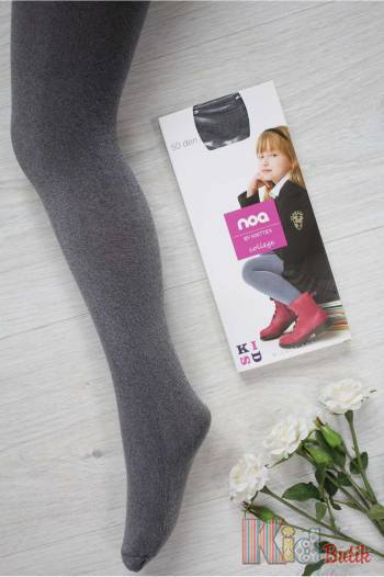 Купити Колготи для дівчинки College 50den, темно-сірі Knittex DR1502чор на КідБутік Колготи для дівчинки College 50den, темно-сірі Knittex DR1502чор