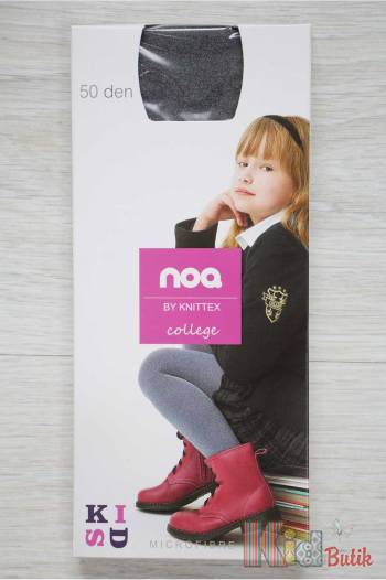 Купити Колготи для дівчинки College 50den, темно-сірі Knittex DR1502чор на КідБутік Колготи для дівчинки College 50den, темно-сірі Knittex DR1502чор