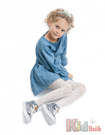 Купити Колготи для дівчинки Snow White, сірі Knittex DR1714с на КідБутік Колготи для дівчинки Snow White, сірі Knittex DR1714с