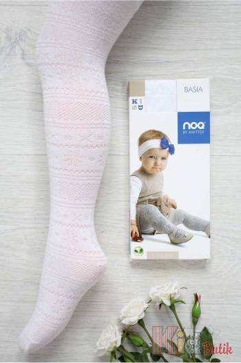 Купить Колготки Basia молочные для девочки Knittex DR1608м на КидБутик Колготки Basia молочные для девочки Knittex DR1608м