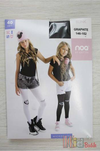 Купити Колготки Blink 40den темно-сірі для дівчинки Knittex DR1919тс на КідБутік Колготки Blink 40den темно-сірі для дівчинки Knittex DR1919тс