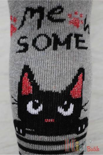 Купити Колготки махрові з котиком "Meow some" для дівчинки Pier Lone Х-613 на КідБутік Колготки махрові з котиком "Meow some" для дівчинки Pier Lone Х-613