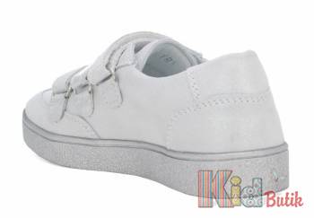 Купить Мокасины для девочки с серебристым напылением Bartek 20-78651/1R1 на КидБутик Мокасины для девочки с серебристым напылением Bartek 20-78651/1R1