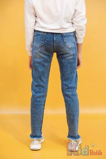 Купити Джинси скіні з прорізами на колінах A-yugi Jeans Аю20-1Сн(9185) на КідБутік Джинси скіні з прорізами на колінах A-yugi Jeans Аю20-1Сн(9185)