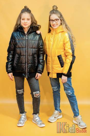 Купить Куртка демисезонная для девочки желтого цвета Anernuo И20-33Жт(20117) на КидБутик Куртка демисезонная для девочки желтого цвета Anernuo И20-33Жт(20117)