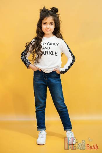 Купить Джинсы момы для маленьких модниц A-yugi Jeans Аю20-40(6462) на КидБутик Джинсы момы для маленьких модниц A-yugi Jeans Аю20-40(6462)