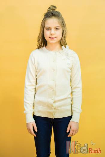 Купить Кофта с люрексом на пуговицах Xiaoniba И20-57(2750) на КидБутик Кофта с люрексом на пуговицах Xiaoniba И20-57(2750)