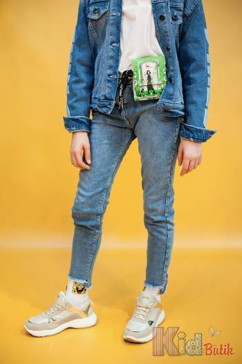 Купить Джинсы скини для девочки A-yugi Jeans Аю20-41Зл(9184) на КидБутик Джинсы скини для девочки A-yugi Jeans Аю20-41Зл(9184)