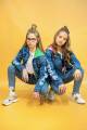 Купить Джинсовая куртка для девочки A-yugi Jeans Аю20-38Зл(17093) на КидБутик Джинсовая куртка для девочки A-yugi Jeans Аю20-38Зл(17093) - фото 4