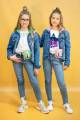 Купить Джинсовая куртка для девочки A-yugi Jeans Аю20-38Зл(17093) на КидБутик Джинсовая куртка для девочки A-yugi Jeans Аю20-38Зл(17093) - фото 5