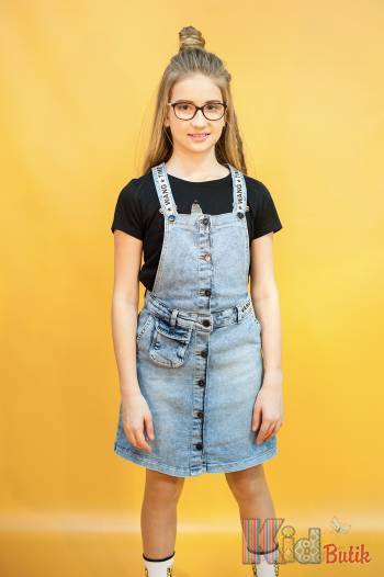 Купить Сарафан джинсовый для девочки A-yugi Jeans Аю20-39Сн(9173) на КидБутик Сарафан джинсовый для девочки A-yugi Jeans Аю20-39Сн(9173)