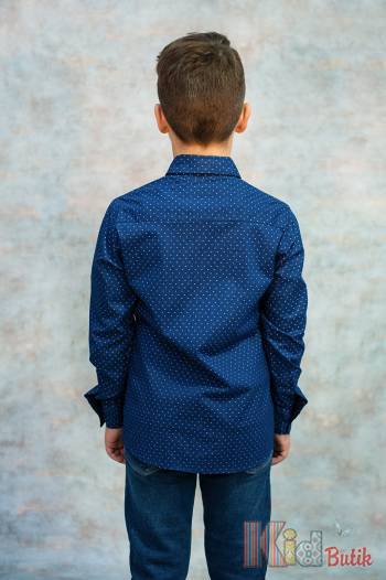 Купити Сорочка синього кольору для хлопчика A-yugi Jeans Аю20-8Сн(18100) на КідБутік Сорочка синього кольору для хлопчика A-yugi Jeans Аю20-8Сн(18100)