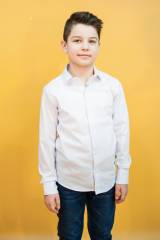 Купить Рубашка со скрытыми пуговицами A-yugi Jeans Аю20-18(18091) на КидБутик Рубашка со скрытыми пуговицами A-yugi Jeans Аю20-18(18091)