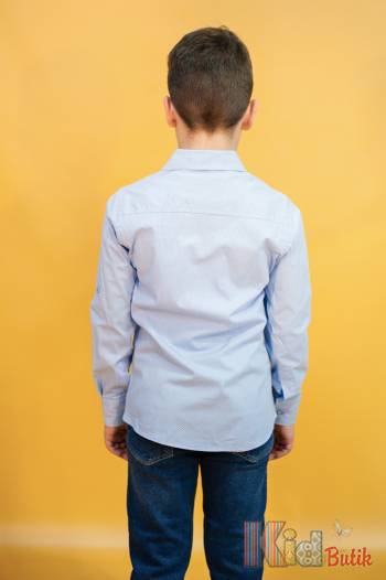Купить Рубашка голубого цвета для мальчика A-yugi Jeans Аю20-8Гл на КидБутик Рубашка голубого цвета для мальчика A-yugi Jeans Аю20-8Гл