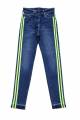 Купити Джинси скіні синього кольору з лампасами A-yugi Jeans Аю20-51Сн(9188) на КідБутік Джинси скіні синього кольору з лампасами A-yugi Jeans Аю20-51Сн(9188) - фото 8