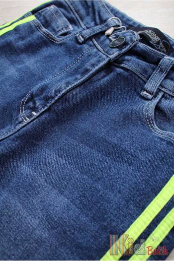Купити Джинси скіні синього кольору з лампасами A-yugi Jeans Аю20-51Сн(9188) на КідБутік Джинси скіні синього кольору з лампасами A-yugi Jeans Аю20-51Сн(9188)