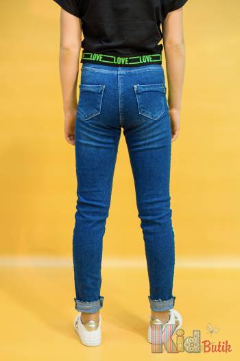 Купити Джинси скіні синього кольору з лампасами A-yugi Jeans Аю20-51Сн(9188) на КідБутік Джинси скіні синього кольору з лампасами A-yugi Jeans Аю20-51Сн(9188)