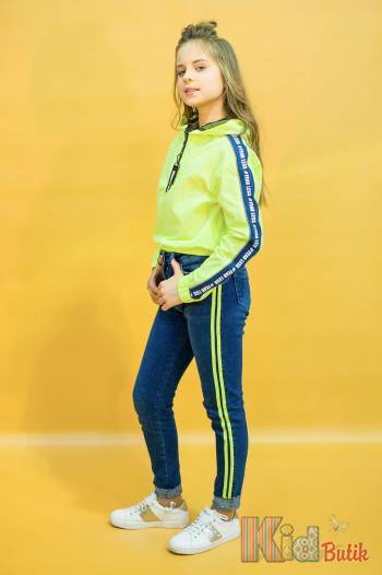 Купити Джинси скіні синього кольору з лампасами A-yugi Jeans Аю20-51Сн(9188) на КідБутік Джинси скіні синього кольору з лампасами A-yugi Jeans Аю20-51Сн(9188)
